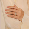 14K Yellow Gold Diamond Marquise Easy Stackable Ring - 0.65 ct