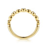 14K Yellow Gold Diamond Marquise Shape Stackable Ring - 0.15 ct