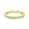 14K Yellow Gold Diamond Matching Wedding Band - 0.6 ct