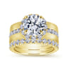 14K Yellow Gold Diamond Matching Wedding Band - 0.72 ct