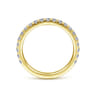 14K Yellow Gold Diamond Matching Wedding Band - 0.6 ct