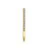 14K Yellow Gold Diamond Matching Wedding Band - 0.21 ct