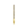 14K Yellow Gold Diamond Matching Wedding Band - 0.21 ct
