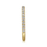 14K Yellow Gold Diamond Matching Wedding Band - 0.22 ct