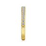 14K Yellow Gold Diamond Matching Wedding Band - 0.27 ct