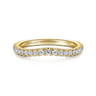 14K Yellow Gold Diamond Matching Wedding Band