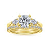 14K Yellow Gold Diamond Matching Wedding Band - 0.34 ct