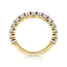 14K Yellow Gold Diamond Matching Wedding Band - 1.02 ct