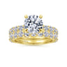 14K Yellow Gold Diamond Matching Wedding Band - 1.02 ct