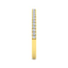 14K Yellow Gold Diamond Matching Wedding Band - 0.2 ct