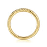 14K Yellow Gold Diamond Matching Wedding Band
