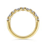 14K Yellow Gold Diamond Matching Wedding Band - 0.5 ct