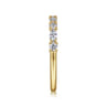 14K Yellow Gold Diamond Matching Wedding Band - 0.5 ct