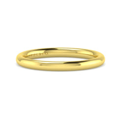 14K Yellow Gold Diamond Matching Wedding Band