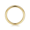 14K Yellow Gold Diamond Matching Wedding Band