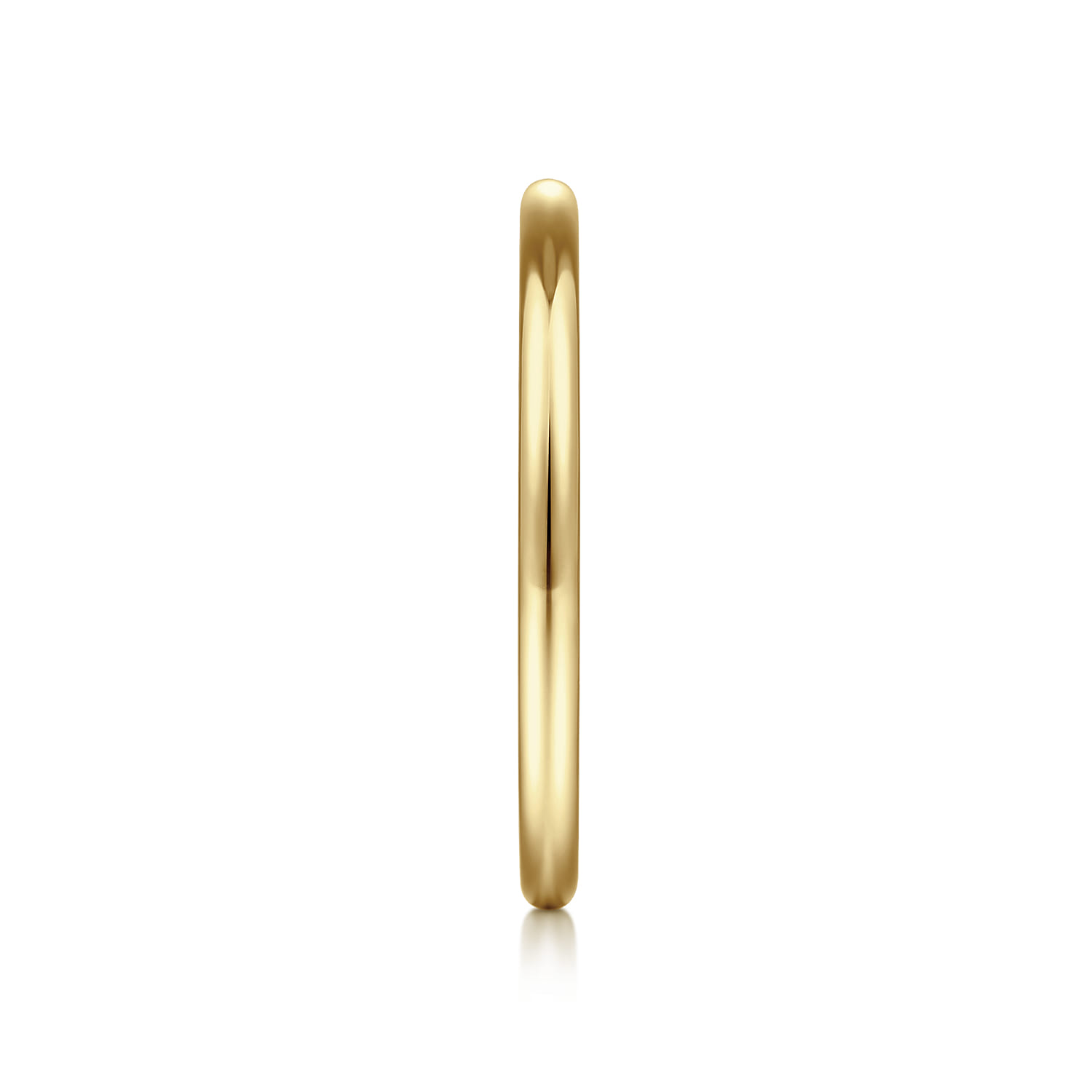14K Yellow Gold Diamond Matching Wedding Band - Shot 4