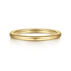 14K Yellow Gold Diamond Matching Wedding Band