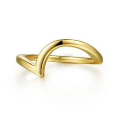 14K Yellow Gold Diamond Matching Wedding Band