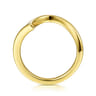 14K Yellow Gold Diamond Matching Wedding Band