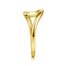 14K Yellow Gold Diamond Matching Wedding Band