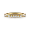 14K Yellow Gold Diamond Matching Wedding Band - 0.3 ct