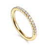14K Yellow Gold Diamond Matching Wedding Band - 0.3 ct