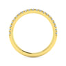 14K Yellow Gold Diamond Matching Wedding Band - 0.25 ct
