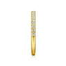 14K Yellow Gold Diamond Matching Wedding Band - 0.25 ct