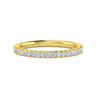 14K Yellow Gold Diamond Matching Wedding Band - 0.25 ct