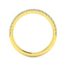 14K Yellow Gold Diamond Matching Wedding Band - 0.25 ct