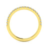 14K Yellow Gold Diamond Matching Wedding Band - 0.25 ct