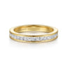 14K Yellow Gold Diamond Matching Wedding Band - 0.65 ct