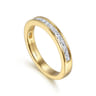 14K Yellow Gold Diamond Matching Wedding Band - 0.65 ct