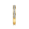 14K Yellow Gold Diamond Matching Wedding Band - 0.65 ct
