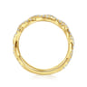 14K Yellow Gold Diamond Matching Wedding Band - 0.34 ct