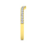 14K Yellow Gold Diamond Matching Wedding Band - 0.25 ct