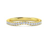 14K Yellow Gold Diamond Matching Wedding Band - 0.25 ct