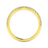 14K Yellow Gold Diamond Matching Wedding Band - 0.25 ct