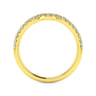 14K Yellow Gold Diamond Matching Wedding Band - 0.25 ct