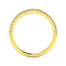 14K Yellow Gold Diamond Matching Wedding Band - 0.25 ct