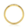 14K Yellow Gold Diamond Matching Wedding Band - 0.25 ct