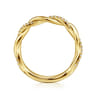 14K Yellow Gold Diamond Matching Wedding Band - 0.15 ct