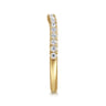 14K Yellow Gold Diamond Matching Wedding Band - 0.3 ct