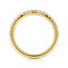 14K Yellow Gold Diamond Matching Wedding Band - 0.3 ct