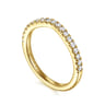 14K Yellow Gold Diamond Matching Wedding Band - 0.3 ct