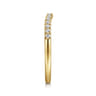 14K Yellow Gold Diamond Matching Wedding Band - 0.21 ct
