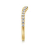 14K Yellow Gold Diamond Matching Wedding Band - 0.3 ct