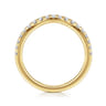14K Yellow Gold Diamond Matching Wedding Band - 0.3 ct