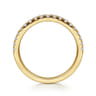 14K Yellow Gold Diamond Matching Wedding Band - 0.3 ct