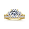 14K Yellow Gold Diamond Matching Wedding Band - 0.3 ct